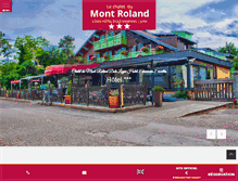 Tablet Screenshot of chalet-montroland.com